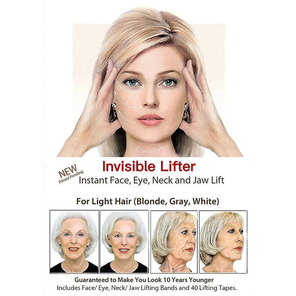 New Ultra Invisible Waterproof Face Lift Stickers Complete Kit