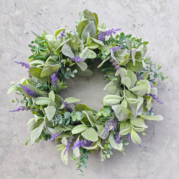 Lavender Purple Wreath Spring