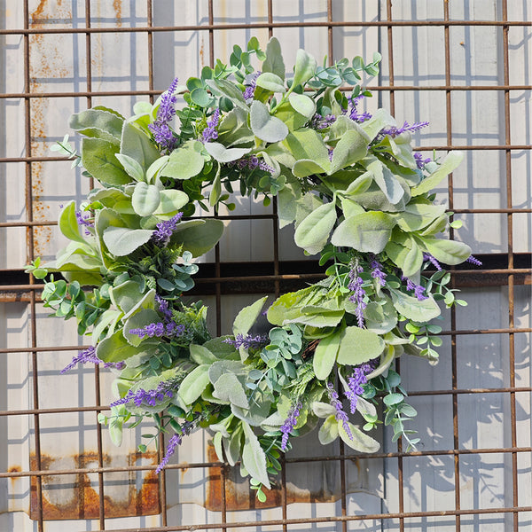 Lavender Purple Wreath Spring