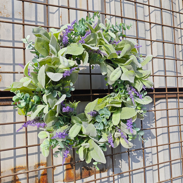 Lavender Purple Wreath Spring