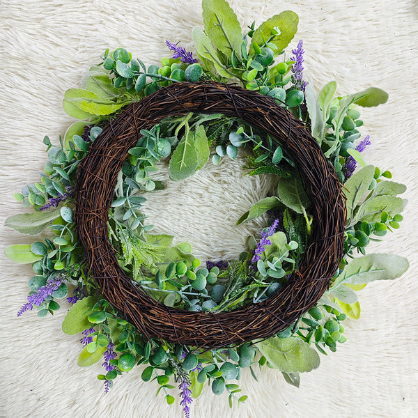 Lavender Purple Wreath Spring