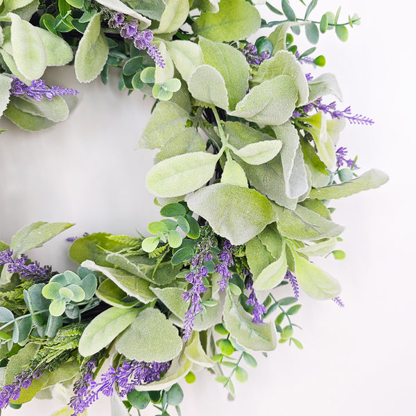 Lavender Purple Wreath Spring