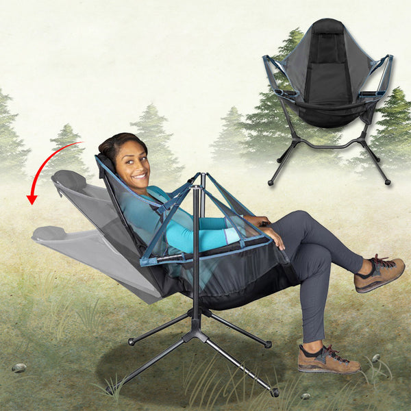 Recliner Luxury Camp Chairl Swinging Camping Chair
