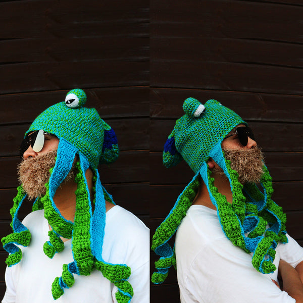 Crochet Octopus Hat