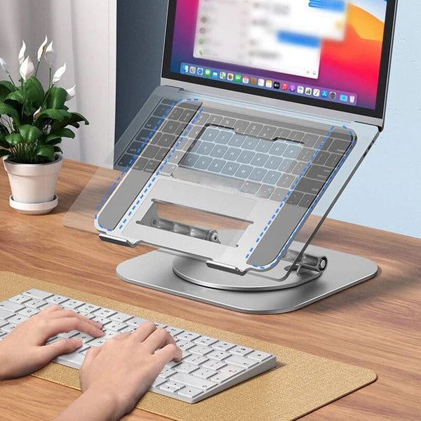 Laptop Stand Aluminum Alloy Rotating Adjustable Foldable Bracket