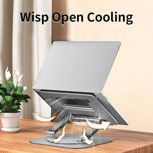 Laptop Stand Aluminum Alloy Rotating Adjustable Foldable Bracket