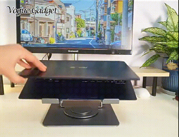 Laptop Stand Aluminum Alloy Rotating Adjustable Foldable Bracket