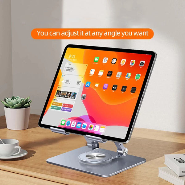 Tablet Stand Aluminum Alloy Rotating Adjustable Foldable