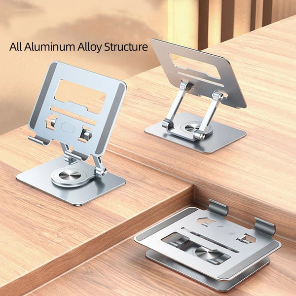 Tablet Stand Aluminum Alloy Rotating Adjustable Foldable