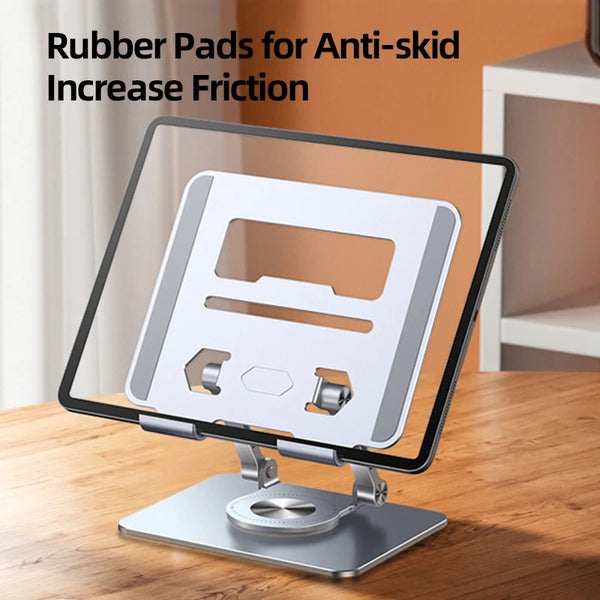 Tablet Stand Aluminum Alloy Rotating Adjustable Foldable