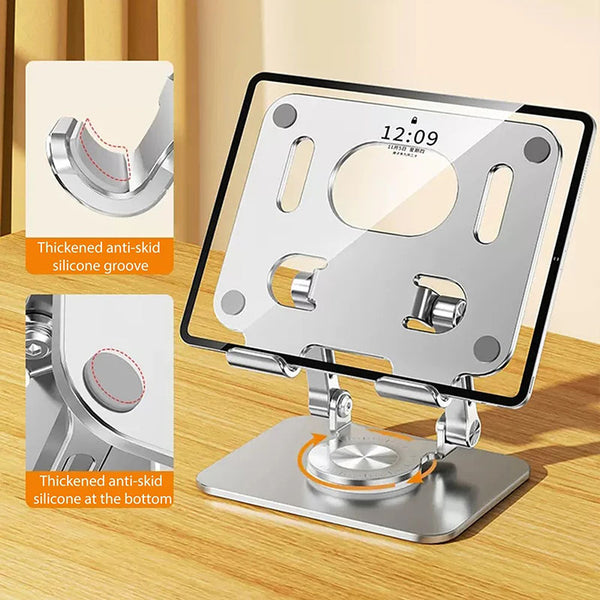 Tablet Stand Aluminum Alloy Rotating Adjustable Foldable Bracket