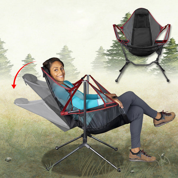 Recliner Luxury Camp Chairl Swinging Camping Chair