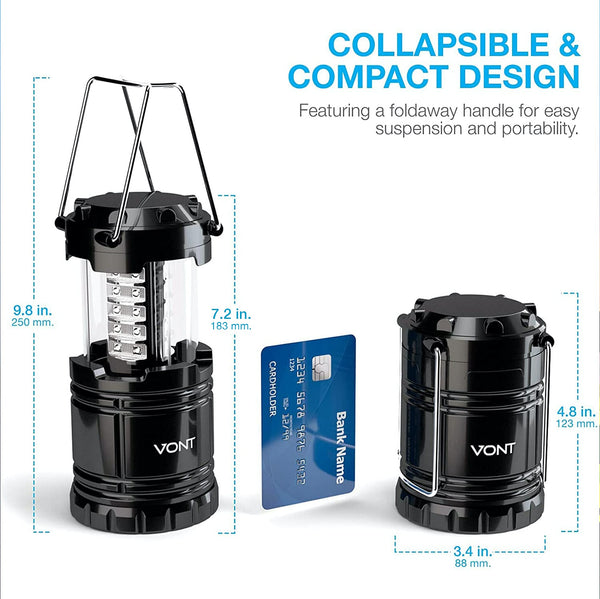 LED Camping Lantern, Super Bright Portable Survival Lanterns