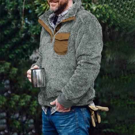 Romanado Fleece Jacket Cow Print Button Jacket Houndstooth Jacket Funny Gifts