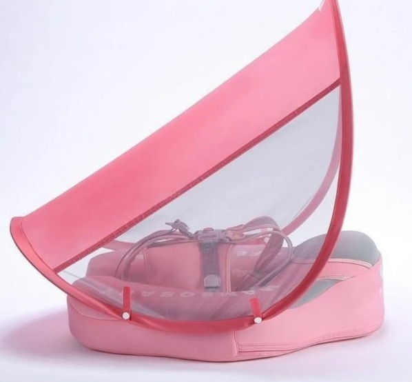 Baby safety swimming pool buoy with sunshade