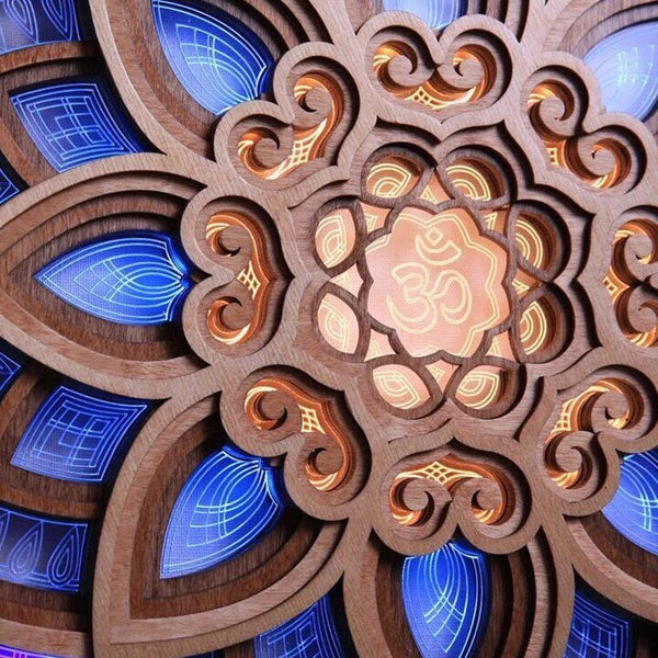 Handmade Mandala Wall Lamp