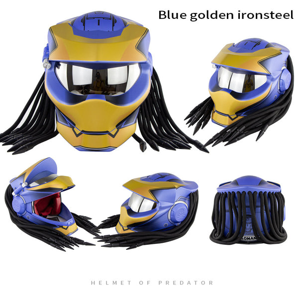 Motorcycle Predator Flip-Up Helmet