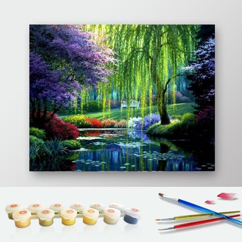 Paint by Numbers Kit for Adults by Alto Crafto - Spring Park