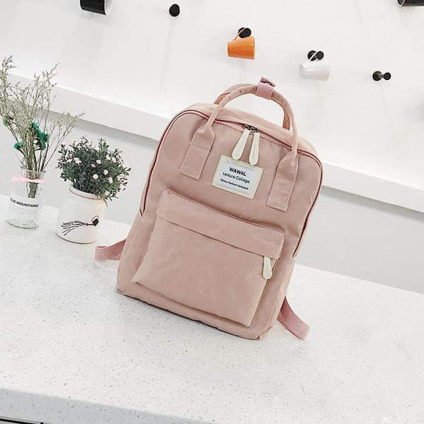 Retro Korean Canvas Backpack