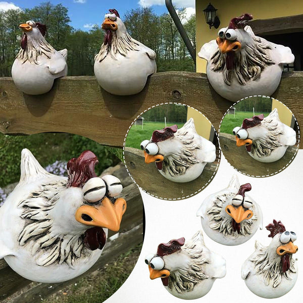 Chicken Farm Farm Art-Backyard Decoration Courtyard Chicken Decoration