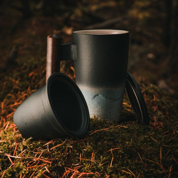 The Nepal Coffee & Tea Mug (Strainer & Lid Included)