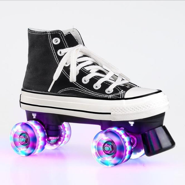 Canvas Flash Roller Skates