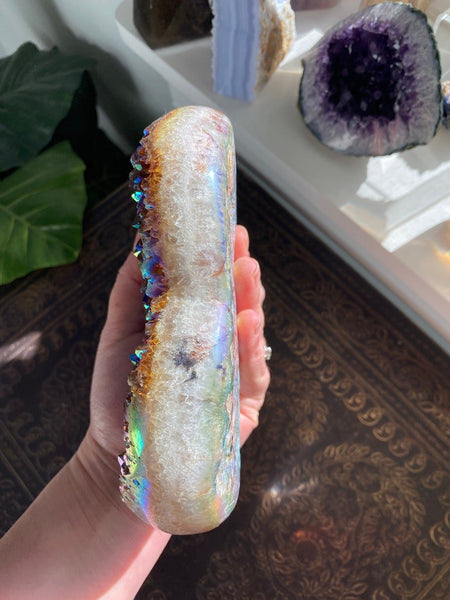 Angel Aura Heart Shaped Crystal