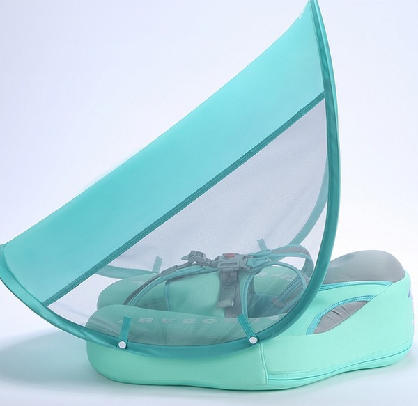 Baby safety swimming pool buoy with sunshade