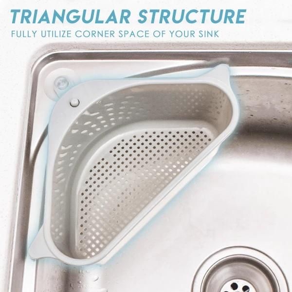 Triangular Sink Drain Shelf