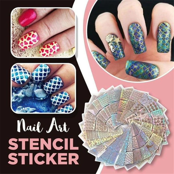 Nail Art Stencil Sticker