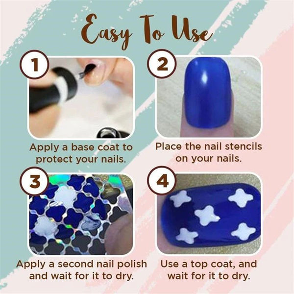 Nail Art Stencil Sticker
