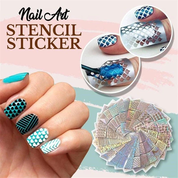 Nail Art Stencil Sticker