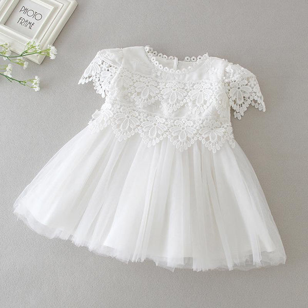 Cute Baptism Dress for Baby Girl Christening and Birthday Party