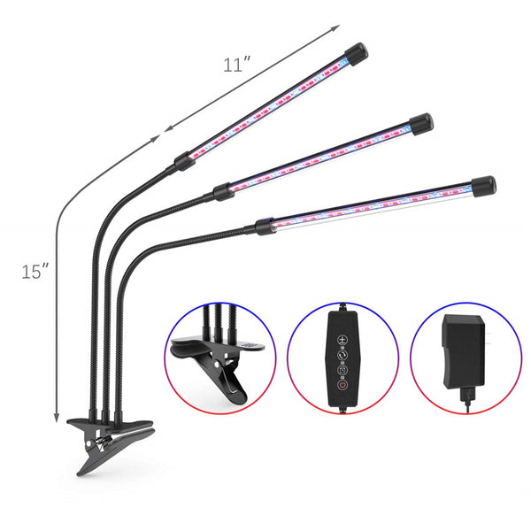 Grow Lights Plant Light for Indoor Plants Lamps Auto ON/Off Timer LED Grow Light