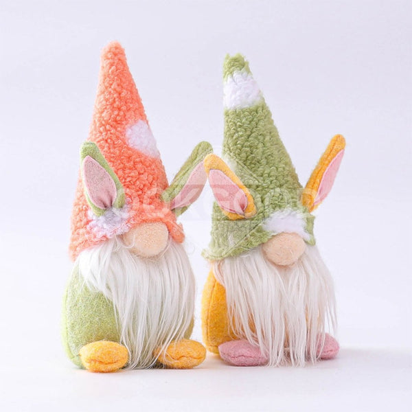 Spring Plush Bunny Gnome Doll For Easter Gift