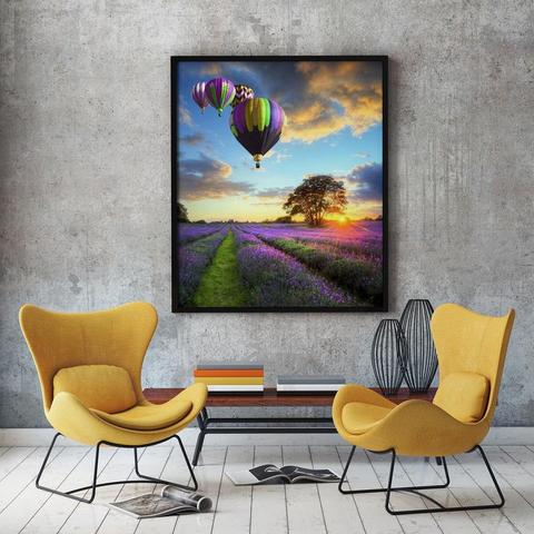 Paint by Numbers Kit for Adults - Air Balloons