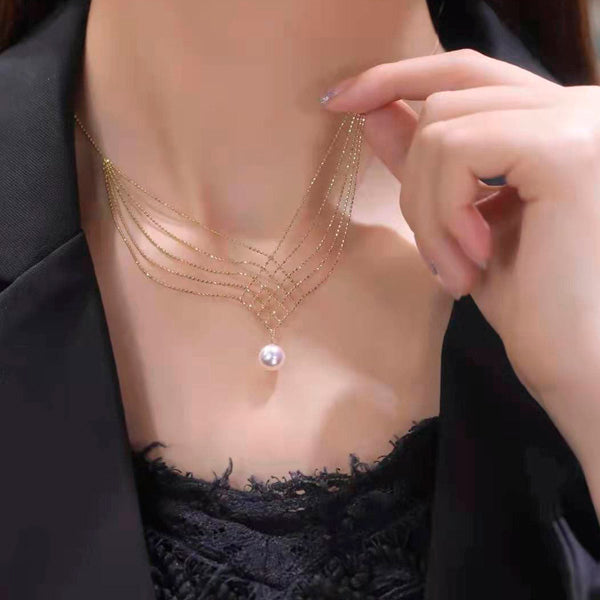 Sireen Mermaid Necklace With Pearl