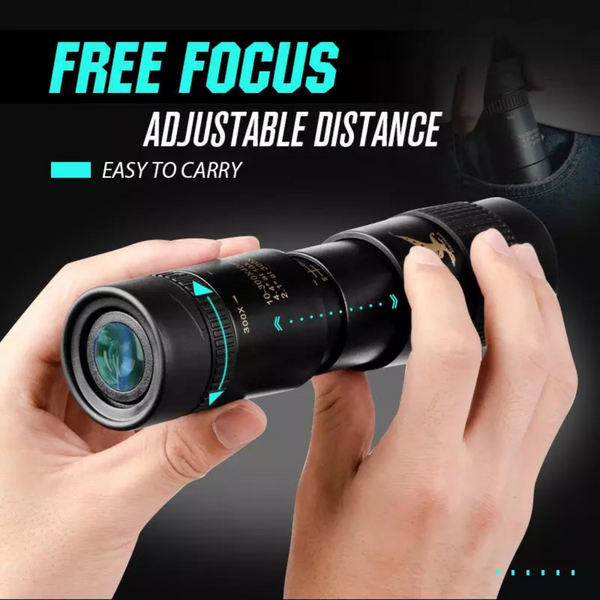 4K zoom monocular pocket telescope