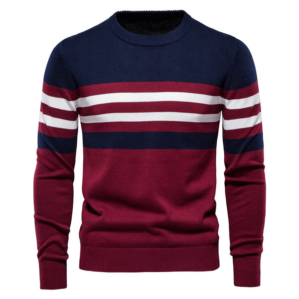 Sky Madrid Homer Striped Pullover