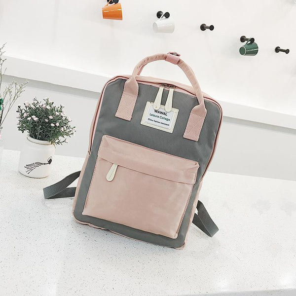 Retro Korean Canvas Backpack