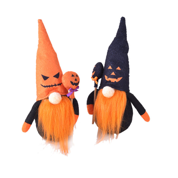 Lovely Halloween Plush Gnome For Holiday Gift And Decoration
