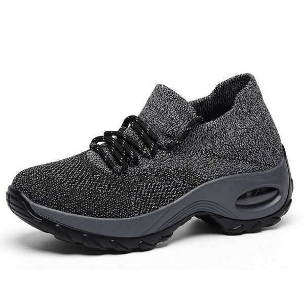Nanccy Lace Up Walking Running Shoes Platform Sneakers