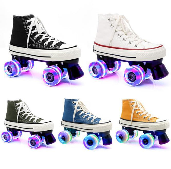 Canvas Flash Roller Skates