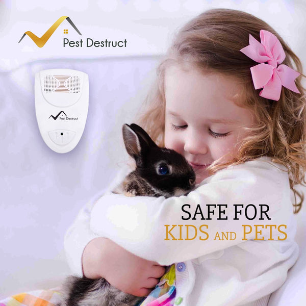 Ultrasonic Cockroach Repeller - PACK of 2 - Get Rid Of Roaches In 48 Hours