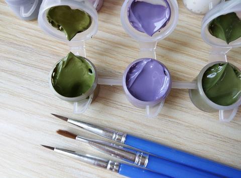 Paint by Numbers Kit for Adults by Alto Crafto - Lilac flower
