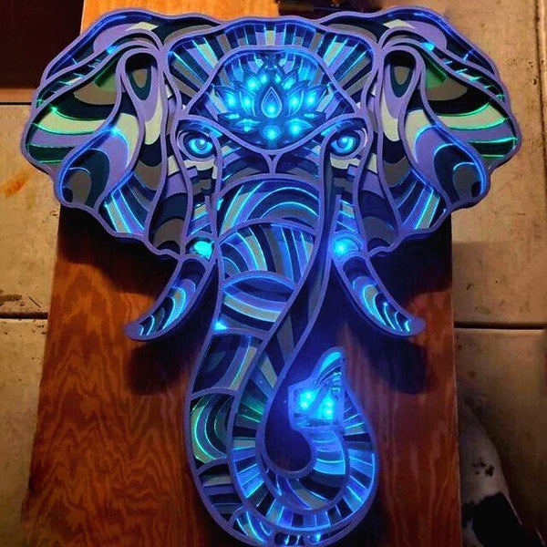 Handmade Mandala Wall Lamp