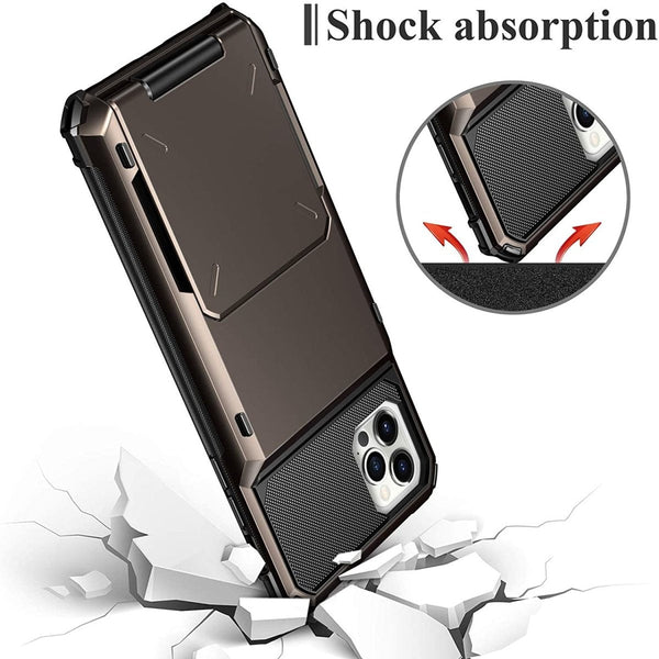 Orbit Shockproof iPhone Wallet Case For 14, 15 & 16 Series