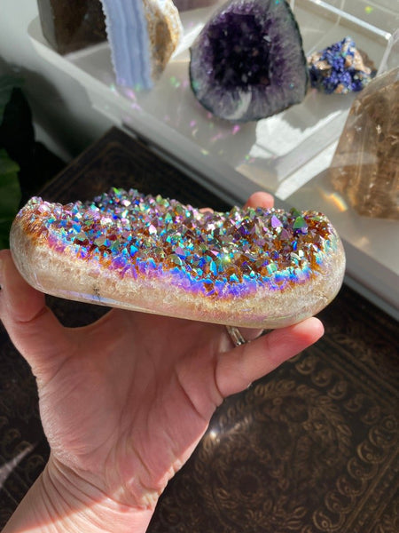 Angel Aura Heart Shaped Crystal