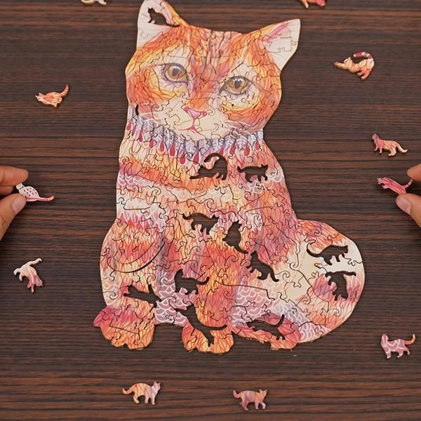 Wooden Jigsaw Puzzle Brown-Eyed