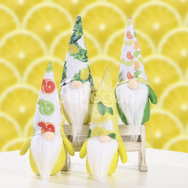 Fruit-themed Plush Gnome For Holiday Gift And Decoration